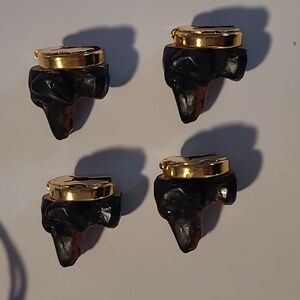 NWOT VTG Unbranded Dashund Button Covers-Set of 4